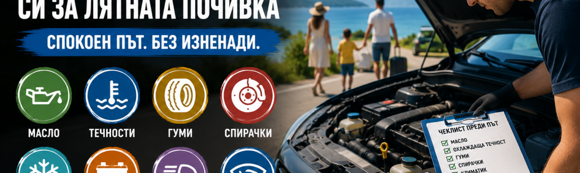 Как да подготвим автомобила си за лятната почивка?